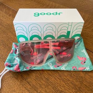 Goodr extreme dumpster diving sunglasses pink lenses new without tags